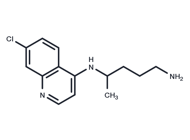 Didesethyl chloroquine Chemical Structure