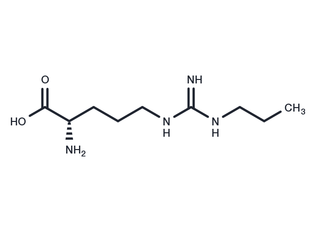 Nω-Propyl-L-arginine Chemical Structure