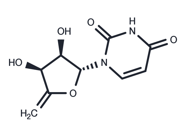 4’,5’-Didehydro-5’-deoxyuridine Chemical Structure