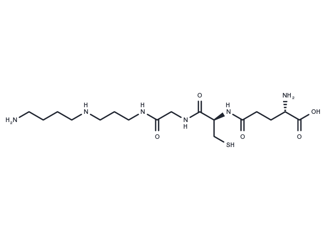 Glutathionylspermidine Chemical Structure