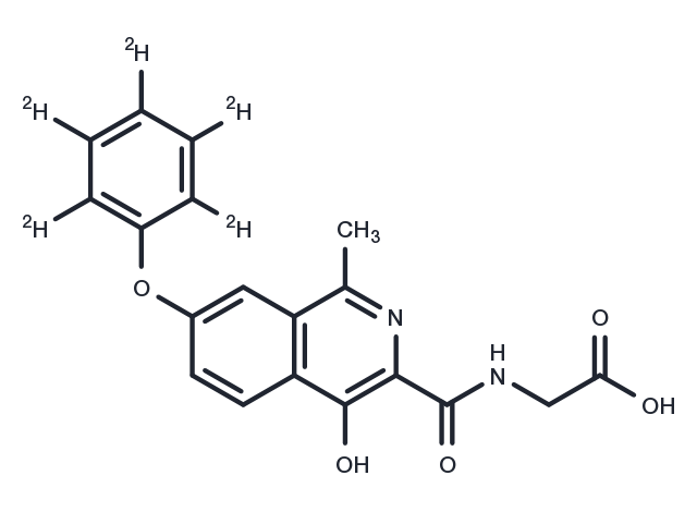 Roxadustat-d5 Chemical Structure