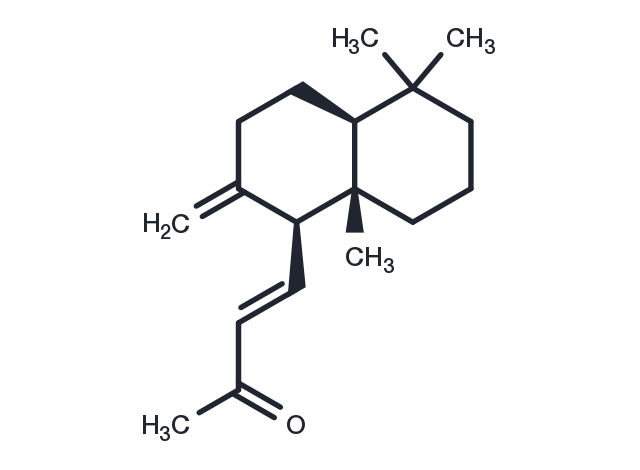15,16-Dinor-8(17),11-labdadien-13-one Chemical Structure