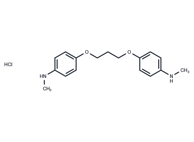 Aniline, 4,4'-(trimethylenedioxy)bis(N-methyl-, dihydrochloride Chemical Structure