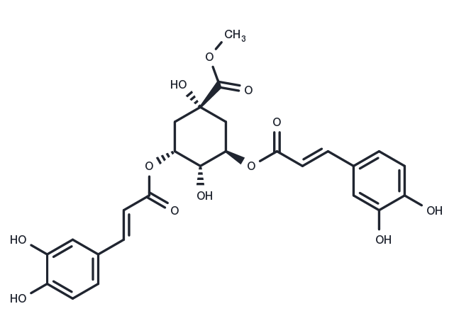3,5-Di-O-caffeoylquinic acid methyl ester Chemical Structure