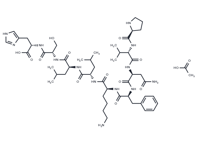 Hemopressin (human, mouse) acetate Chemical Structure