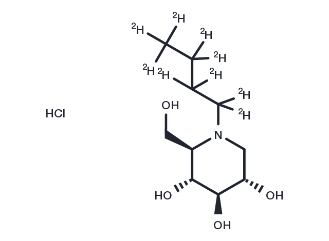 Miglustat-d Chemical Structure