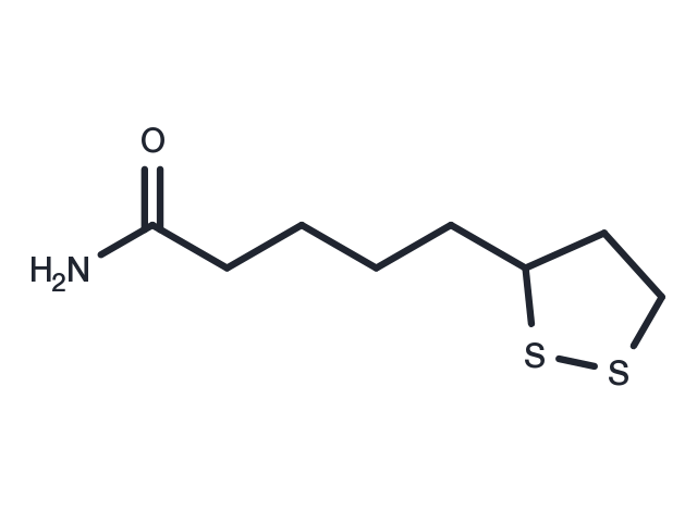 Thioctamide Chemical Structure
