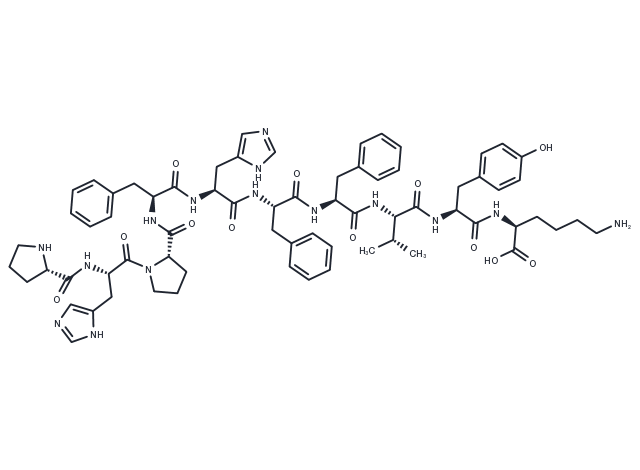 Renin inhibitory peptide Chemical Structure