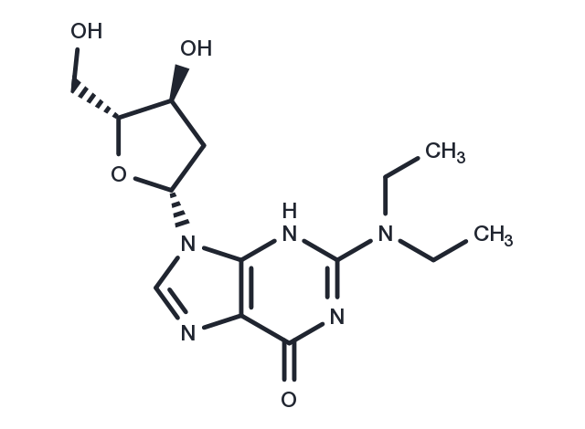 2’-Deoxy-N2,N2-diethyl   guanosine Chemical Structure