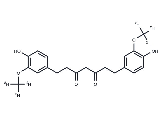 Tetrahydrocurcumin D6 Chemical Structure