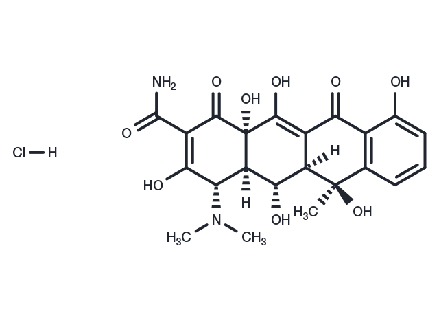 Oxytetracycline Hydrochloride Chemical Structure