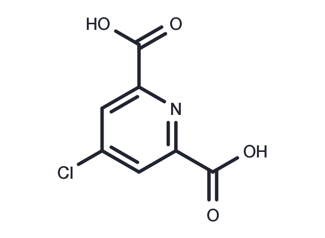 4-Chloropyridine-2,6-dicarboxylic acid Chemical Structure