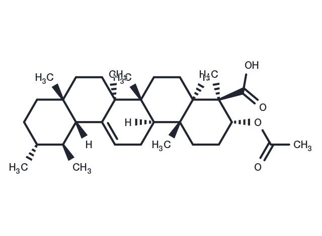 3-Acetyl-beta-boswellic acid Chemical Structure