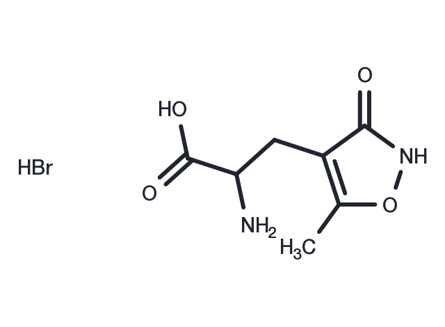 (RS)-AMPA hydrobromide Chemical Structure