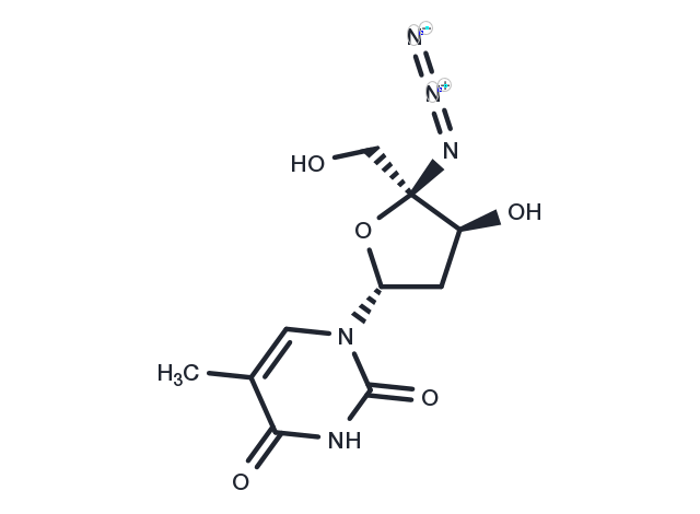 4'-Azidothymidine Chemical Structure