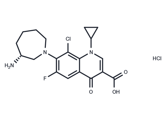 Besifloxacin Hydrochloride Chemical Structure