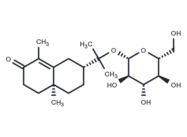 Nelumnucifoside B Chemical Structure