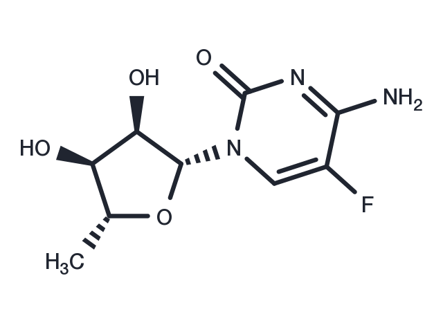 5'-Deoxy-5-fluorocytidine Chemical Structure