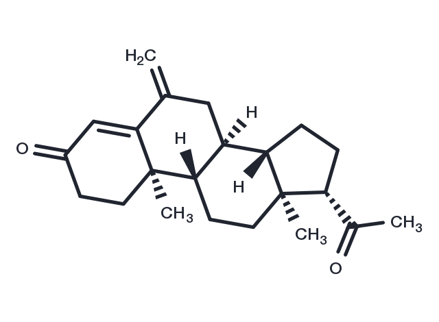 6-Methylene-4-pregnene-3,20-dione Chemical Structure