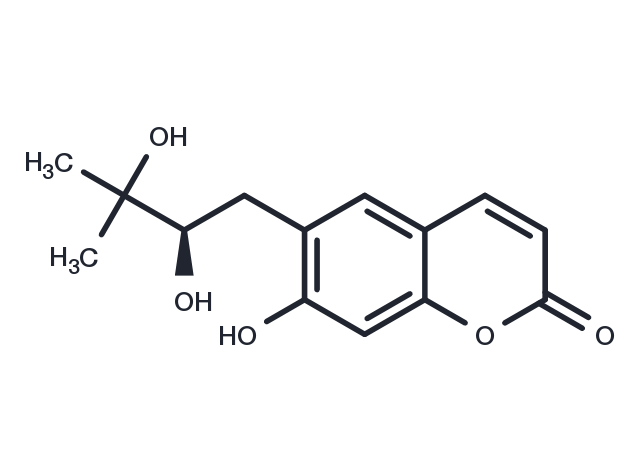 (+)-Peusedanol Chemical Structure