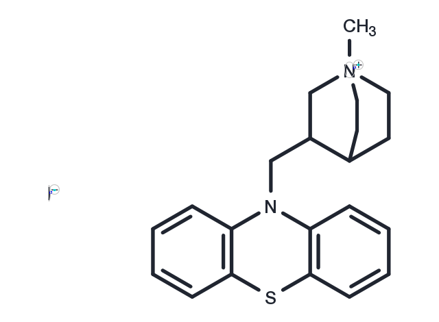 Mequitamium iodide Chemical Structure