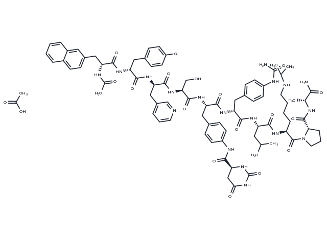 Degarelix acetate(214766-78-6 free base) Chemical Structure
