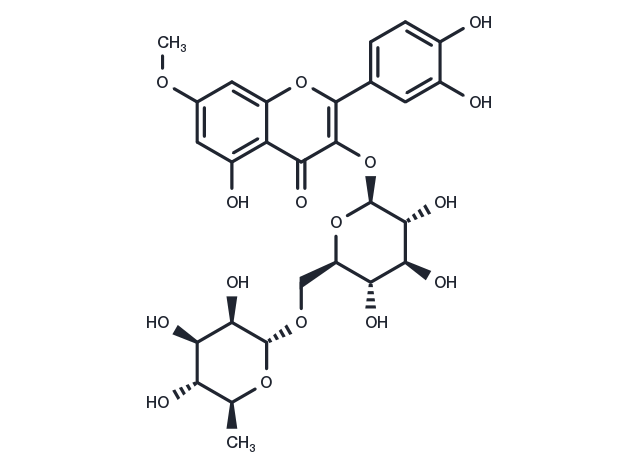 7-O-Methylrutin Chemical Structure