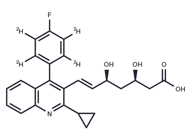 Pitavastatin D4 Chemical Structure