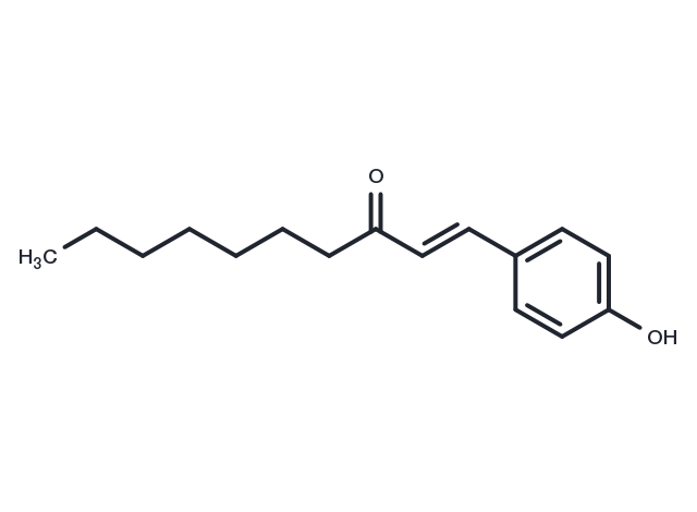 (E)-1-(4-Hydroxyphenyl)dec-1-en-3-one Chemical Structure