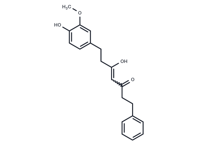 5-Hydroxy-7-(4-hydroxy-3-methoxyphenyl)-1-phenylhept-4-en-3-one Chemical Structure