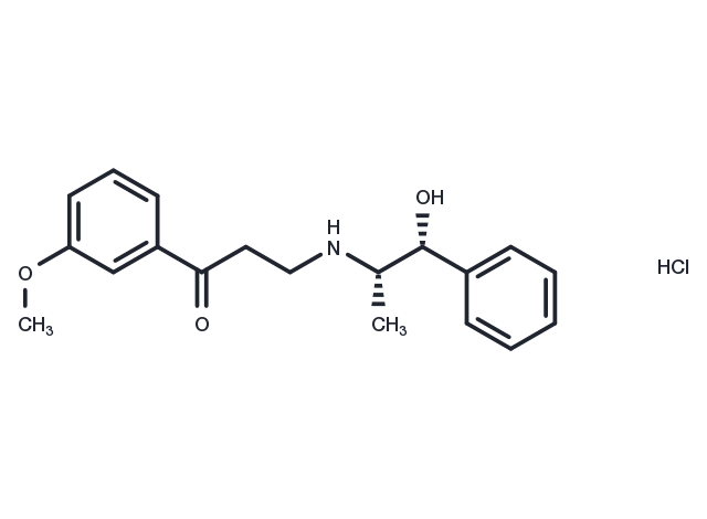 Oxyfedrine L-form HCl Chemical Structure