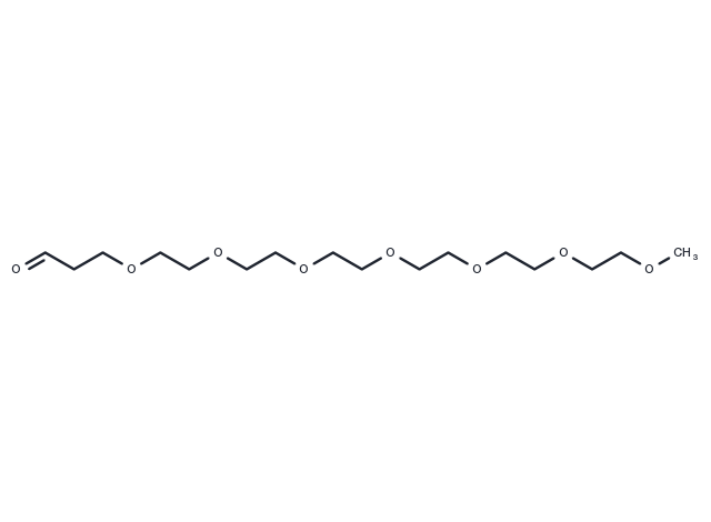 m-PEG6-CH2CH2CHO Chemical Structure