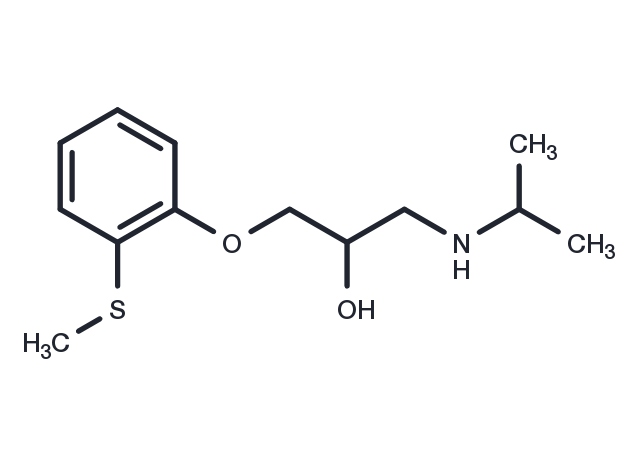 Tiprenolol Chemical Structure