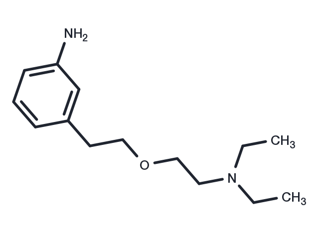 Aniline, m-(2-(2-(diethylamino)ethoxy)ethyl)- Chemical Structure