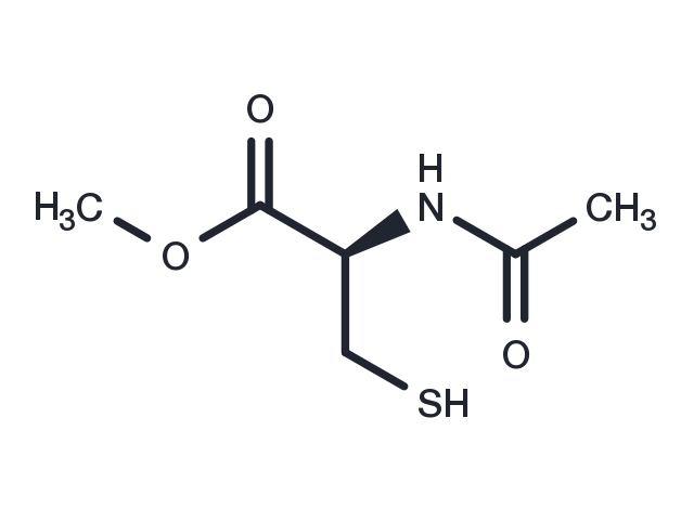 Methyl acetyl-L-cysteinate Chemical Structure