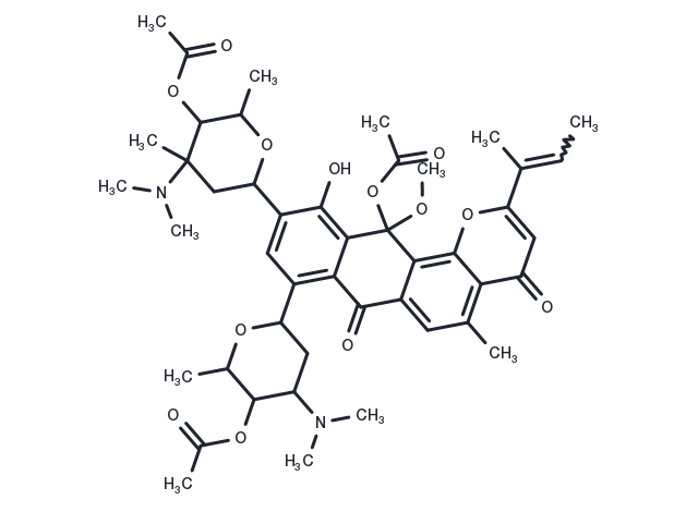 Acetylkidamycin Chemical Structure