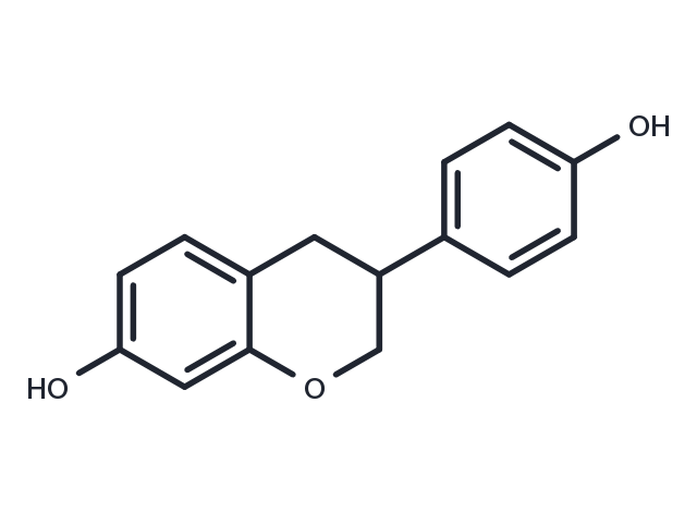 (±)-Equol Chemical Structure