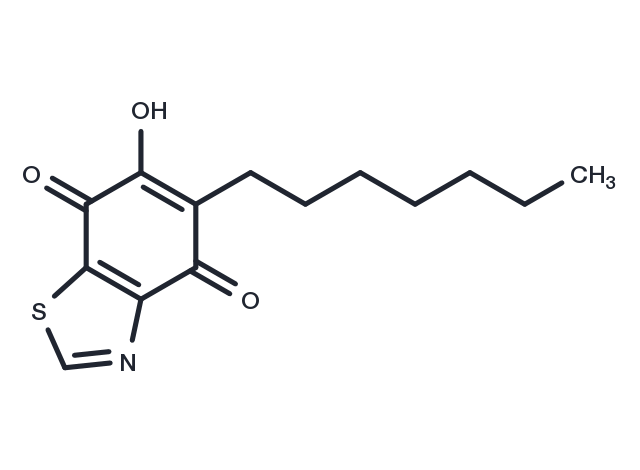 5-n-Heptyl-6-hydroxy-4,7-dioxobenzothiazole Chemical Structure