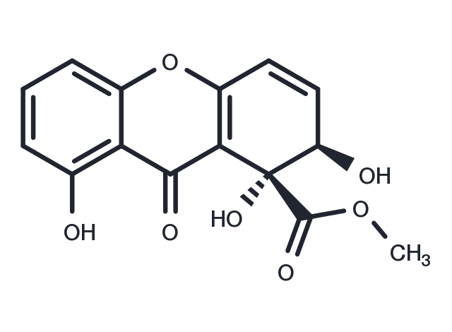 Globosuxanthone A Chemical Structure