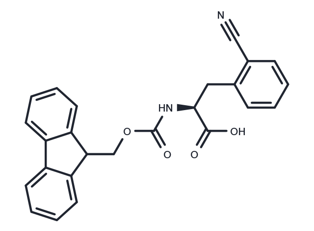 fmoc-L-2-cyanophenylalanine Chemical Structure