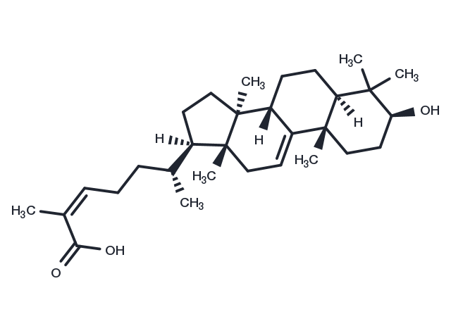 3-Hydroxylanost-9(11)-24-dien-26-oic acid