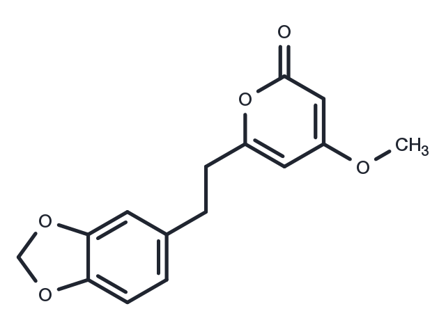 7,8-Dihydro-5,6-dehydromethysticin Chemical Structure