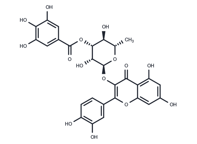 3''-Galloylquercitrin Chemical Structure