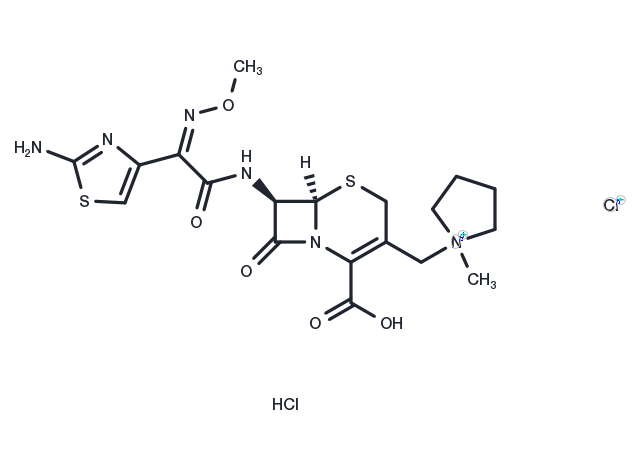 Cefepime dihydrochloride Chemical Structure