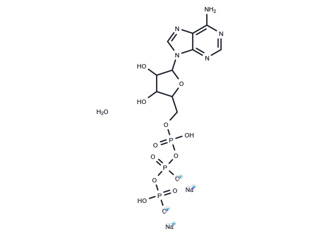 ATP disodium salt hydrate Chemical Structure