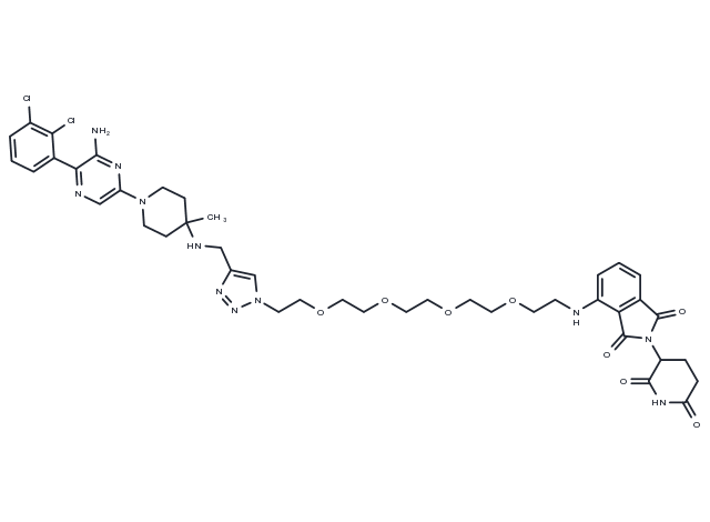 SHP2 protein degrader-1 Chemical Structure