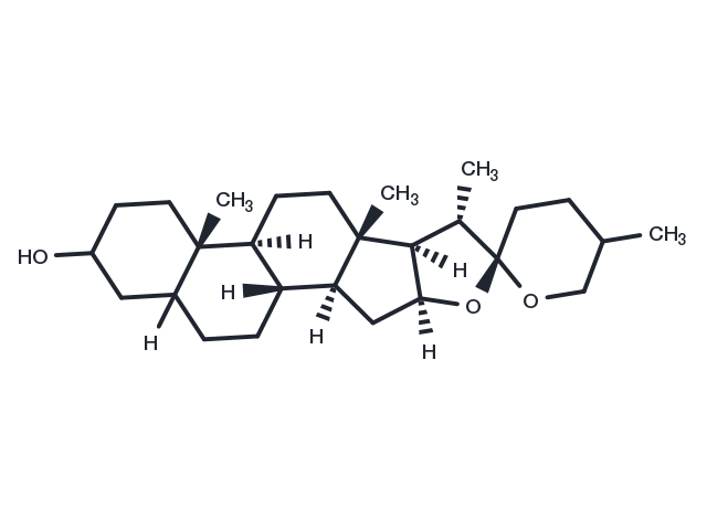 Spirostan-3-ol Chemical Structure