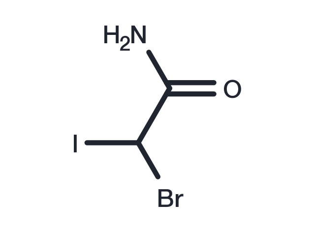 Bromoiodoacetamide Chemical Structure