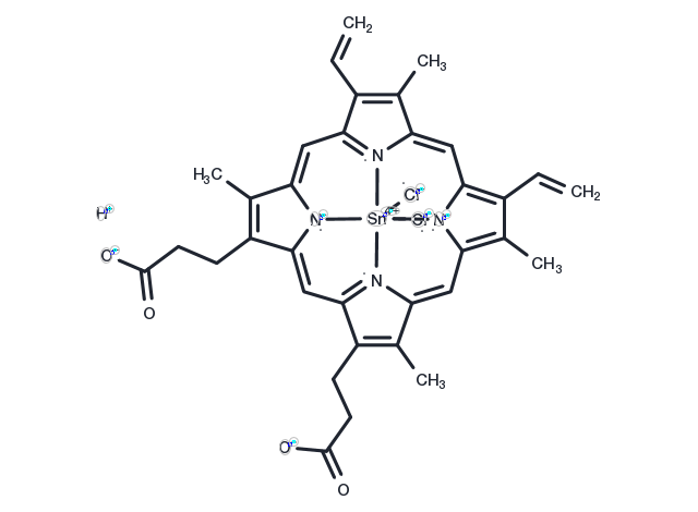 Tin-protoporphyrin IX Chemical Structure