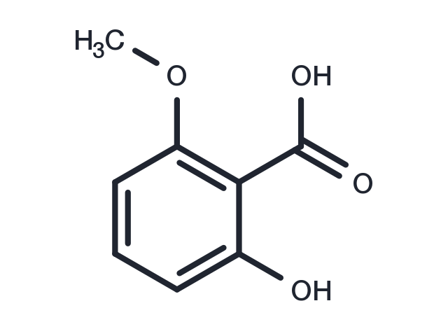 2-Hydroxy-6-methoxybenzoic acid Chemical Structure